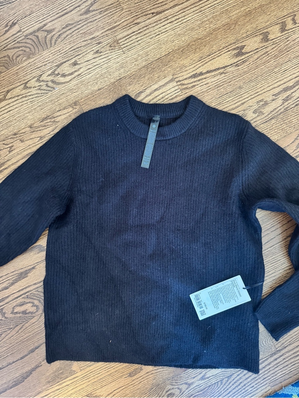 Men's Black Crewneck Sweater